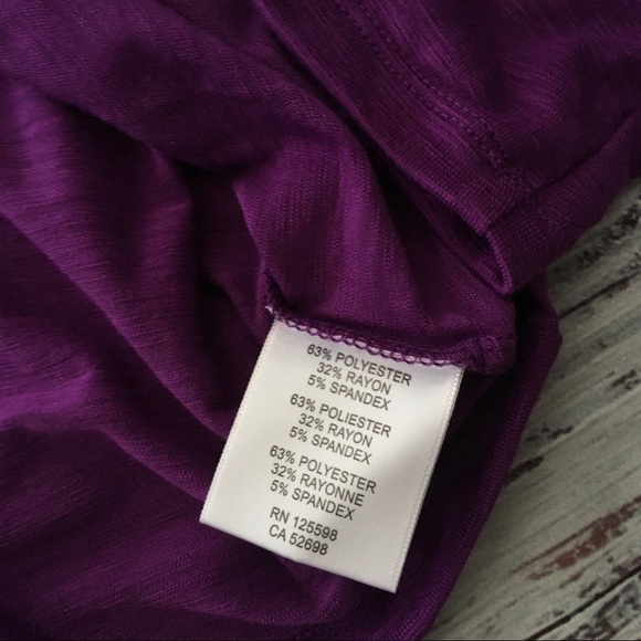 Ellen Tracy Roll Sleeve V Neck Long Sleeve - Picture 6 of 6